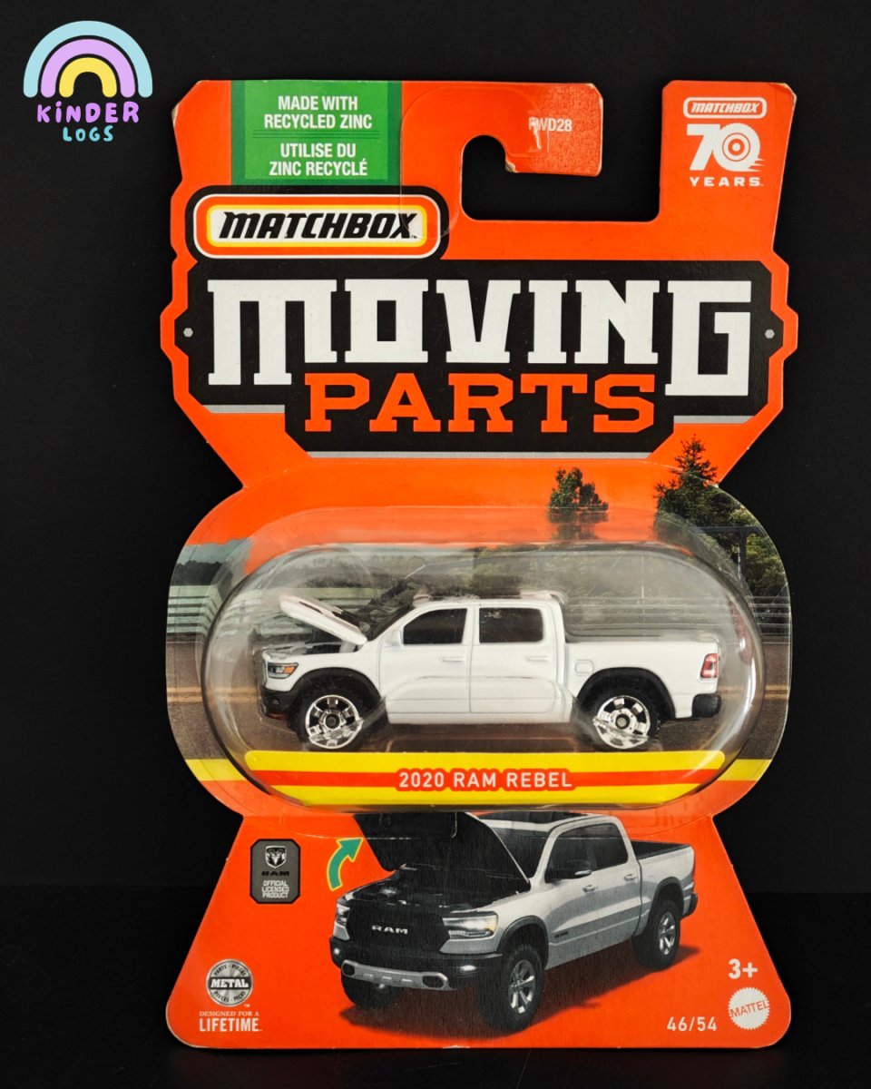 Matchbox Moving Parts 2020 RAM Rebel Truck - Kinder Logs