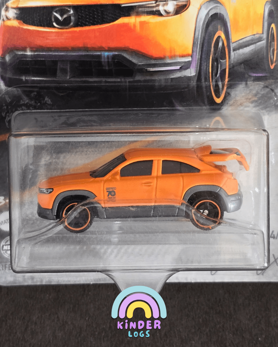Matchbox Moving Parts - 2021 Mazda MX - 70 Years Edition (Imported) - Kinder Logs