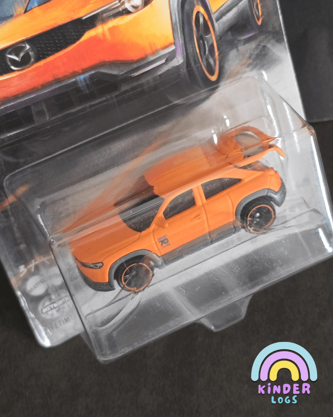 Matchbox Moving Parts - 2021 Mazda MX - 70 Years Edition (Imported) - Kinder Logs