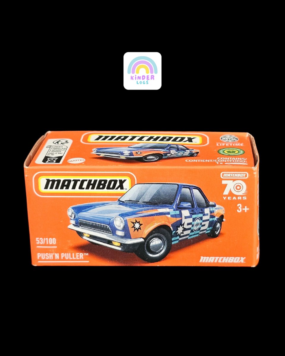 Matchbox Push'N Puller - Imported Sealed Box - Kinder Logs