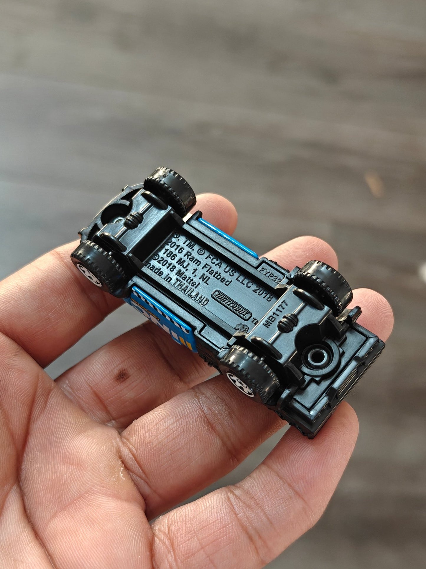 Matchbox RAM Work Truck - Blue (Uncarded - New) - Kinder Logs