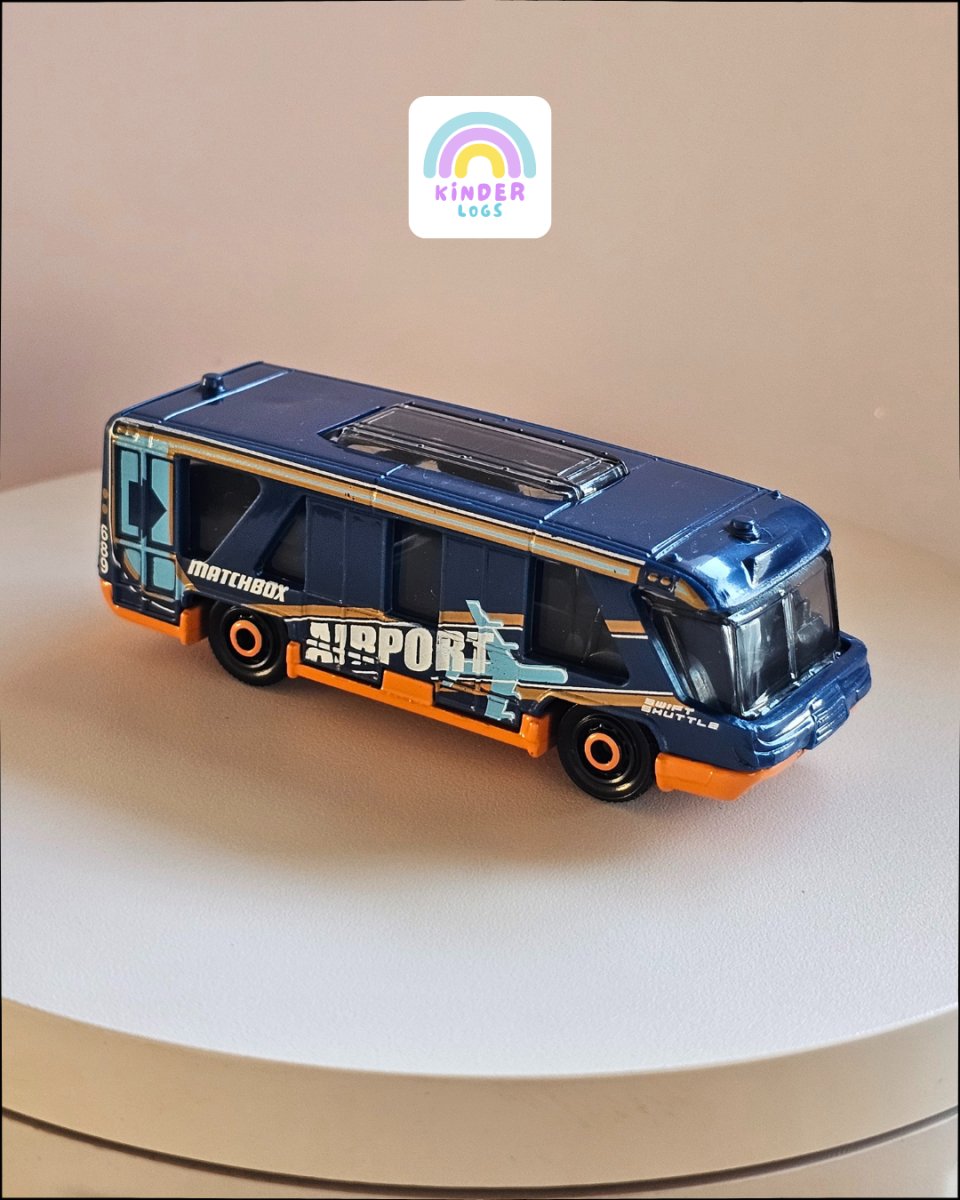 Matchbox Swift Shuttle Airport Bus (Uncarded) - Kinder Logs