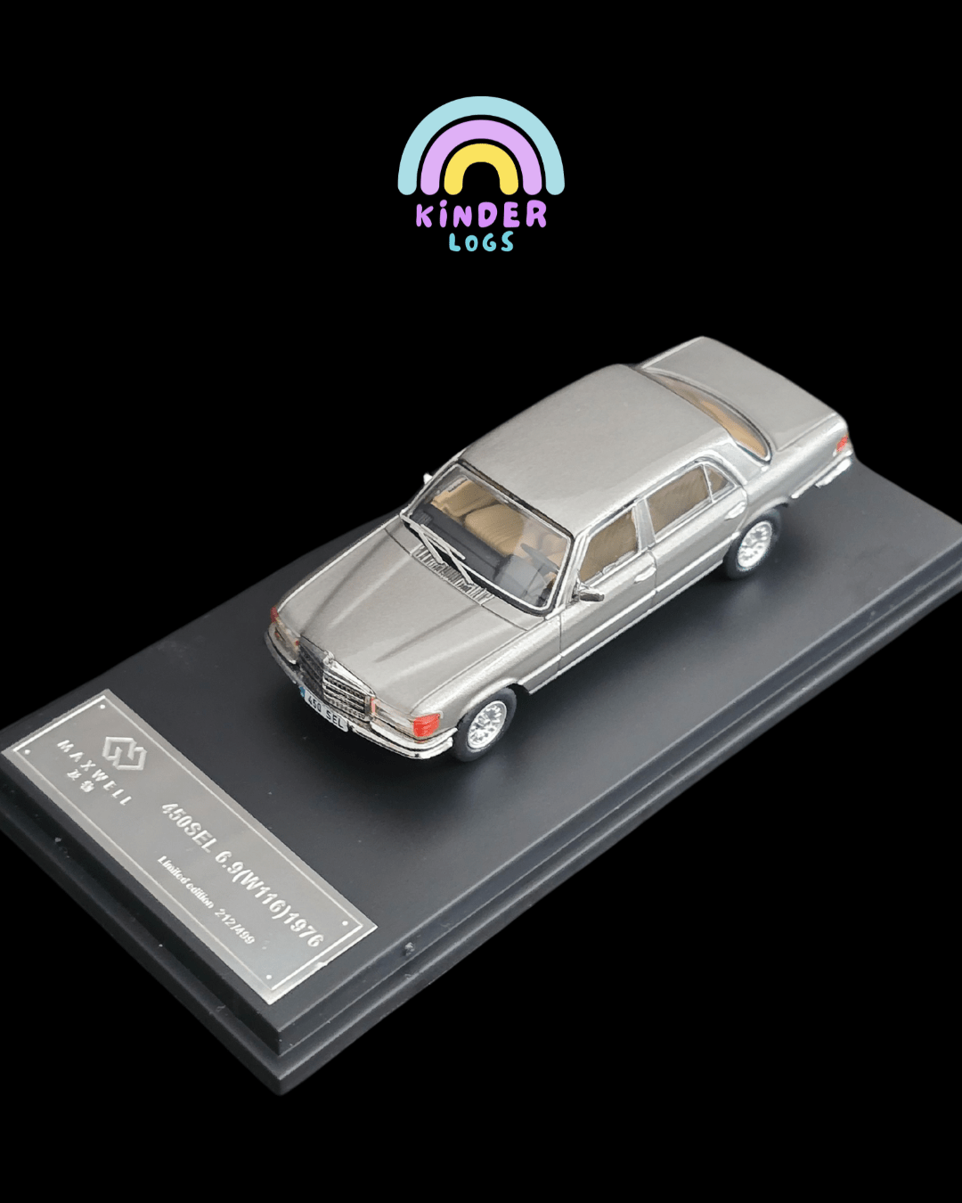Maxwell 1976 Mercedes - Benz W116 450 SEL 6.9 - Kinder Logs