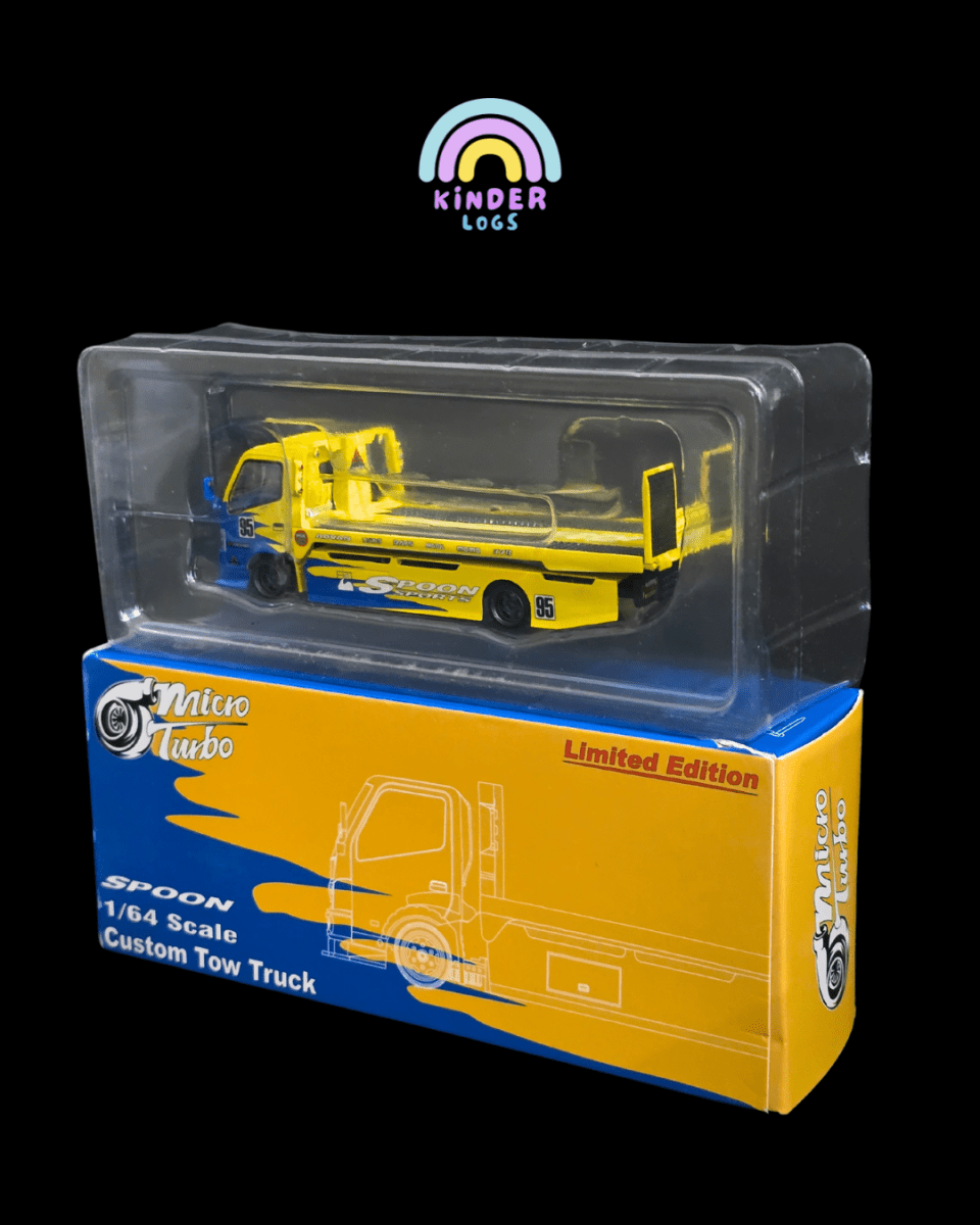 Micro Turbo SPOON Custom Tow Truck (Open Box) - Kinder Logs