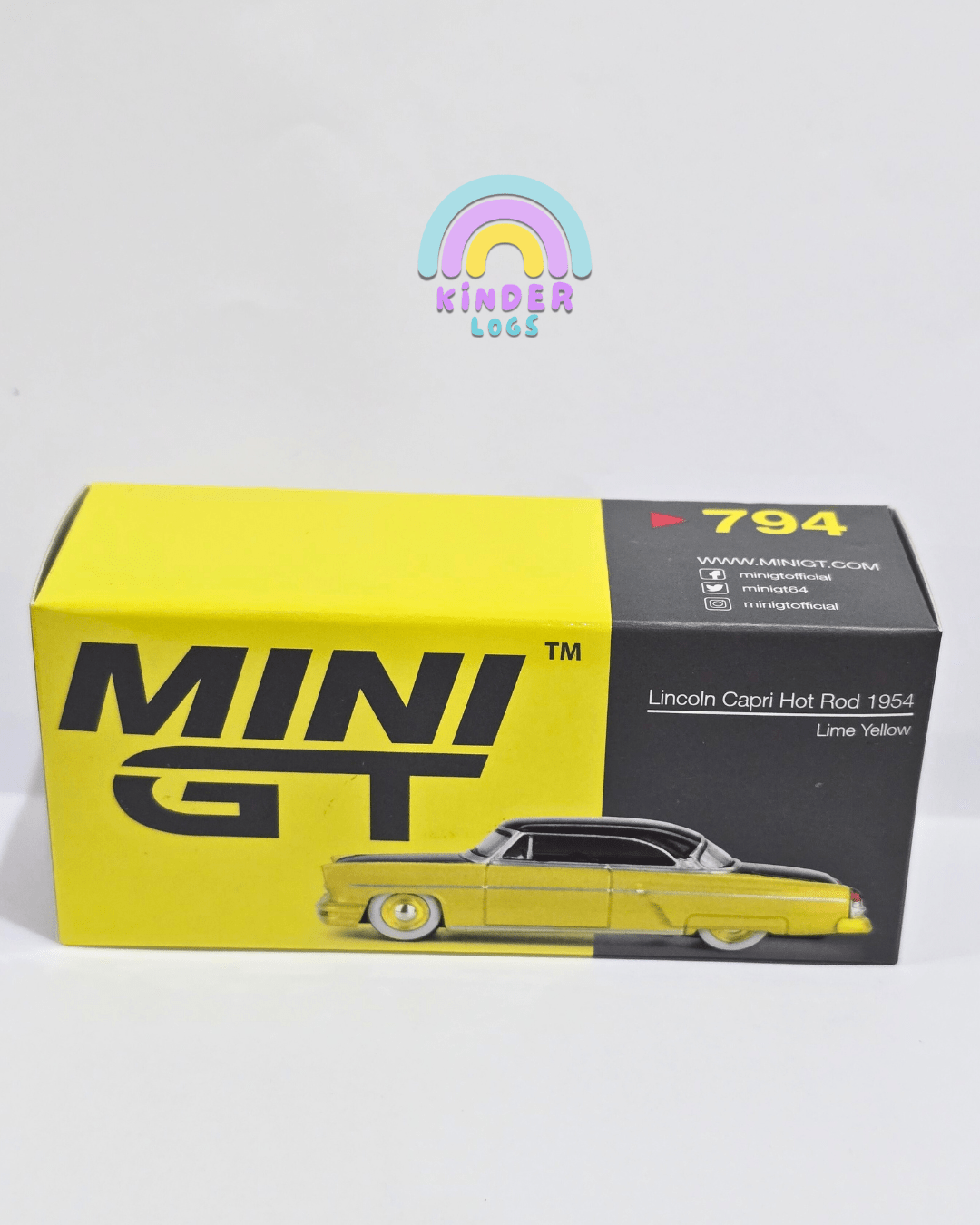 Mini GT 1954 Lincoln Capri Hot Rod (Open Box) - Kinder Logs