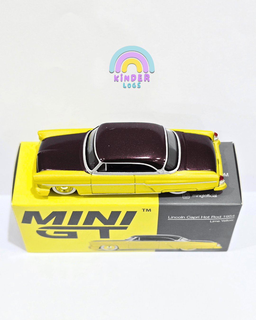 Mini GT 1954 Lincoln Capri Hot Rod (Open Box) - Kinder Logs
