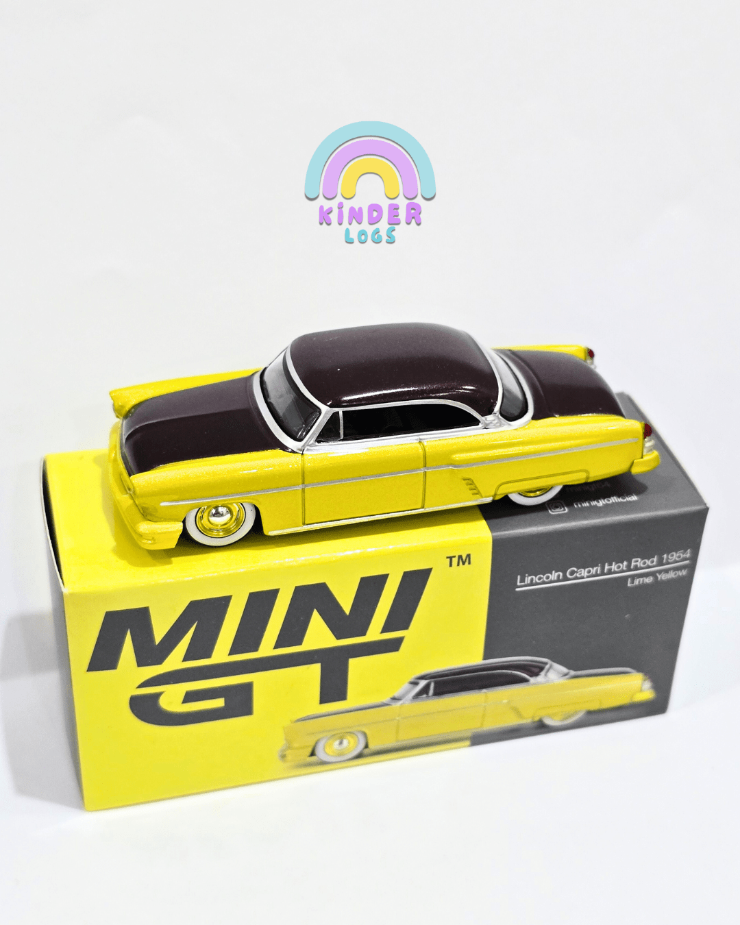 Mini GT 1954 Lincoln Capri Hot Rod (Open Box) - Kinder Logs