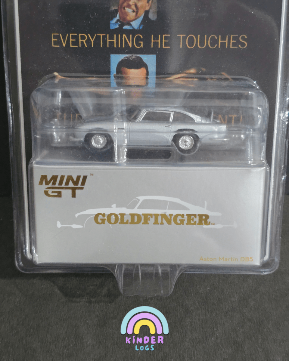 Mini GT Aston Martin DB5 - James Bond 007 Goldfinger - Kinder Logs