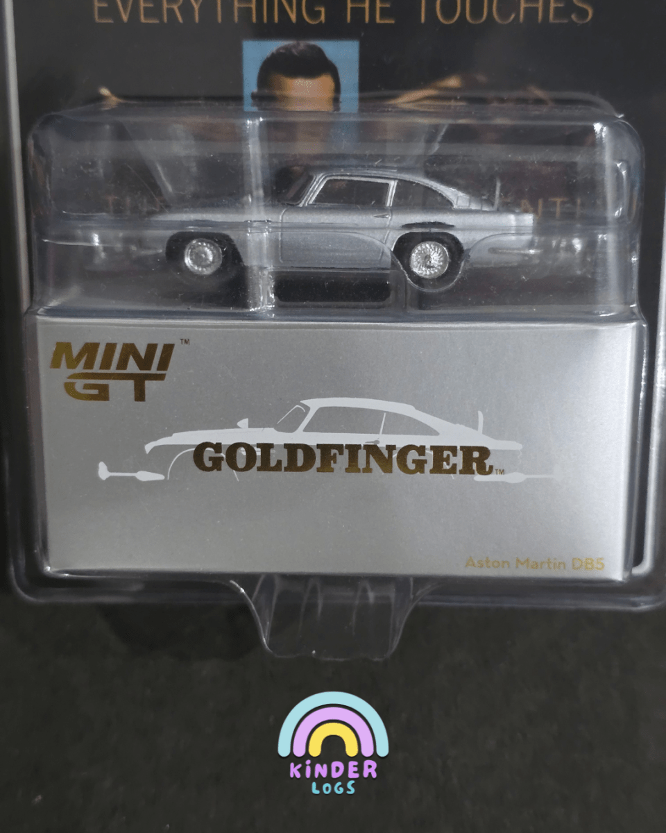 Mini GT Aston Martin DB5 - James Bond 007 Goldfinger - Kinder Logs