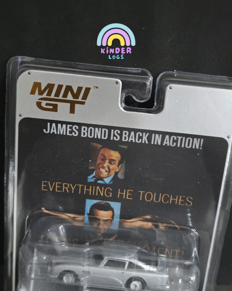 Mini GT Aston Martin DB5 - James Bond 007 Goldfinger - Kinder Logs