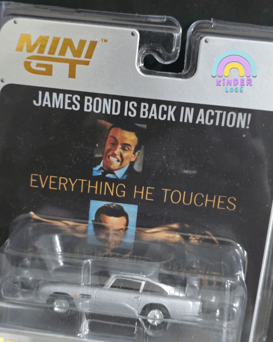 Mini GT Aston Martin DB5 - James Bond 007 Goldfinger - Kinder Logs