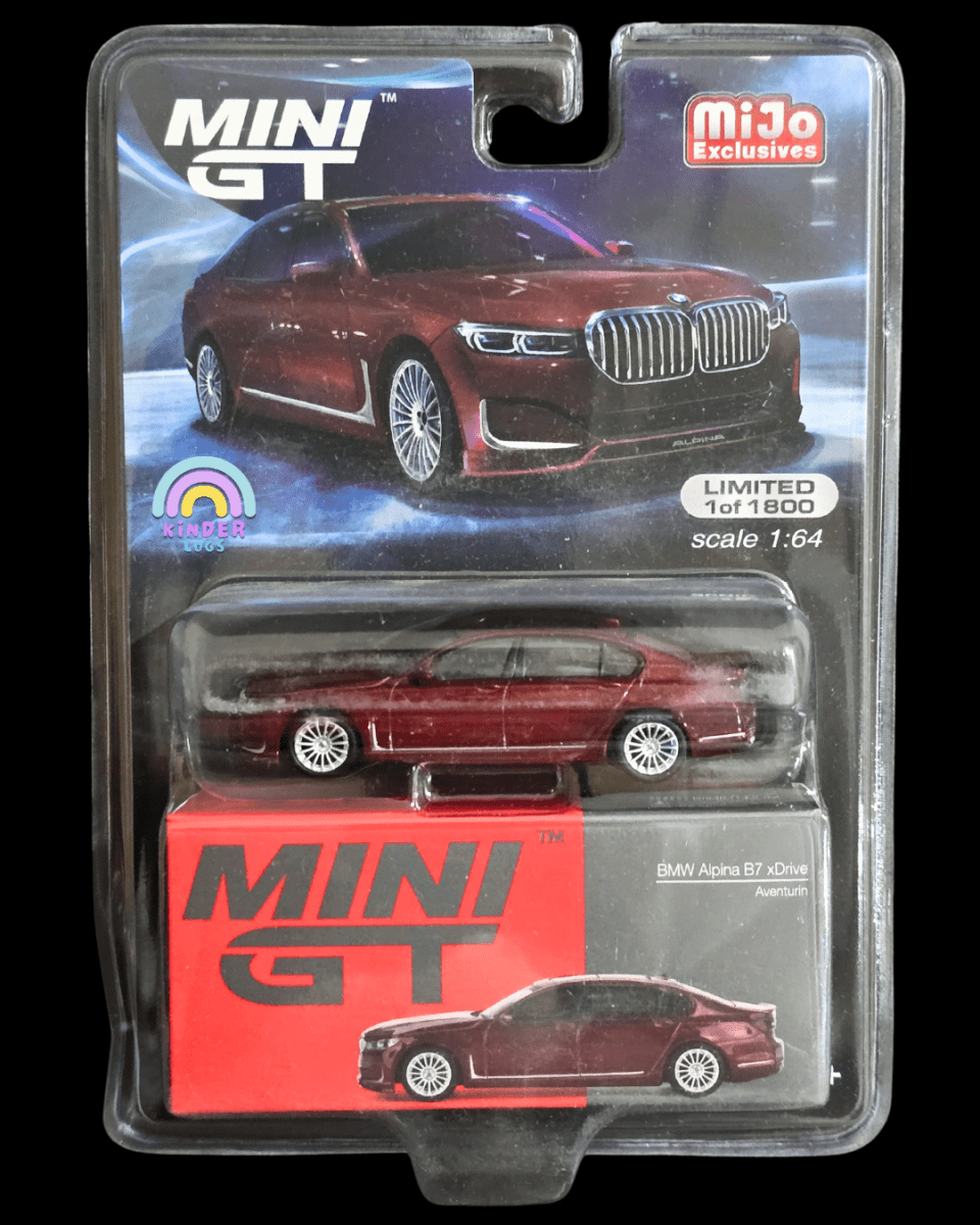 Mini GT BMW Alpina B7 xDrive Aventurin - Mijo Exclusives - Kinder Logs