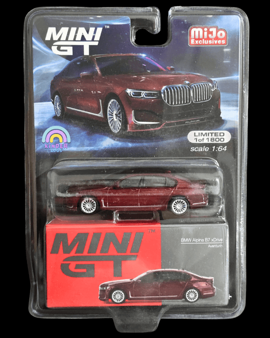 Mini GT BMW Alpina B7 xDrive Aventurin - Mijo Exclusives - Kinder Logs