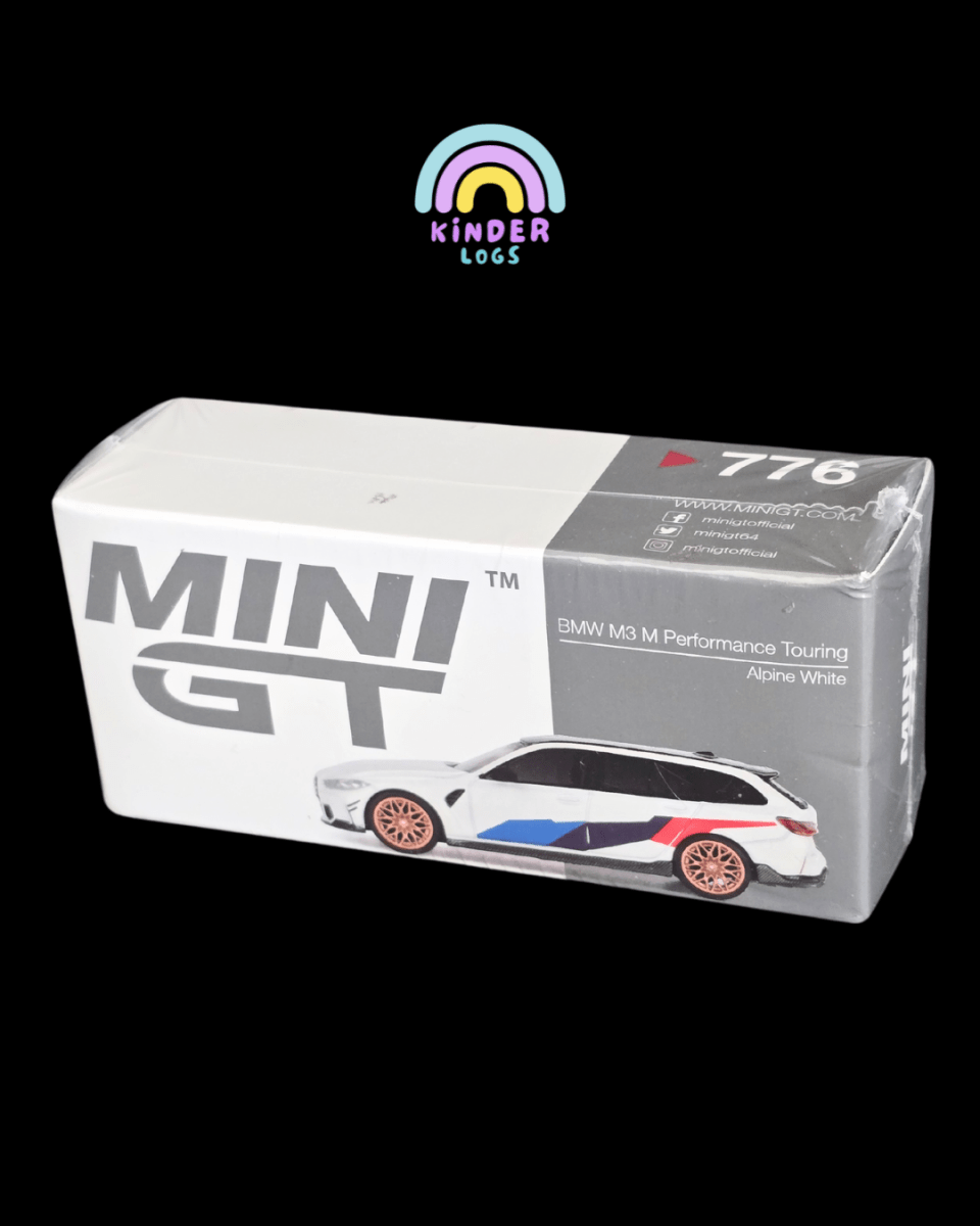 Mini GT BMW M3 M Performance Touring (Alpine White) - Kinder Logs