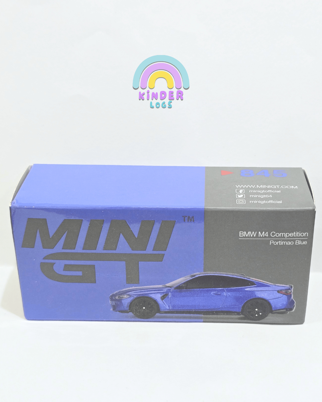 Mini GT BMW M4 Competition - Portimao Blue (Open Box) - Kinder Logs