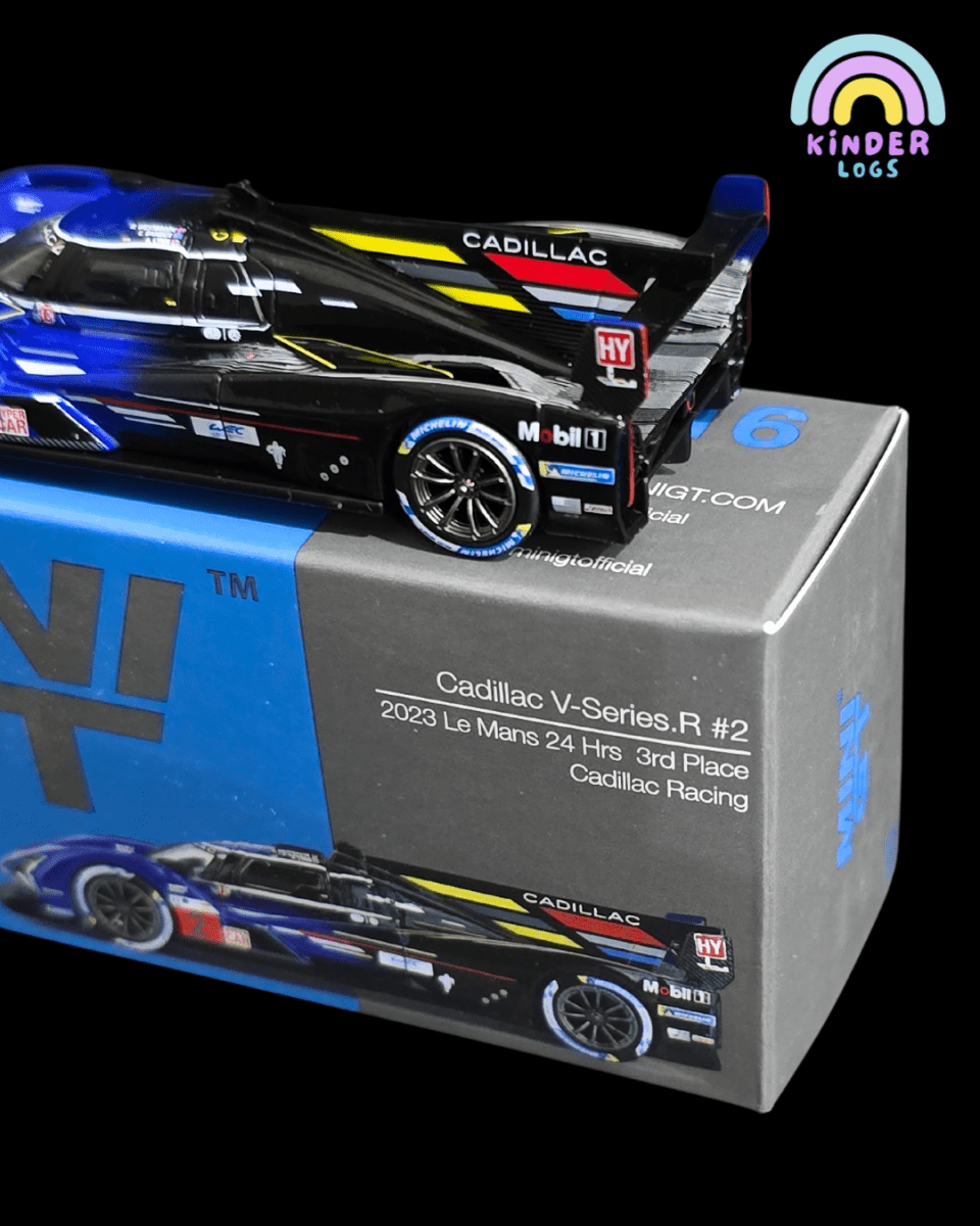 Mini GT Cadillac V - Series .R #2 2023 Le Mans 24 Hrs 3rd Place (Open Box) - Kinder Logs