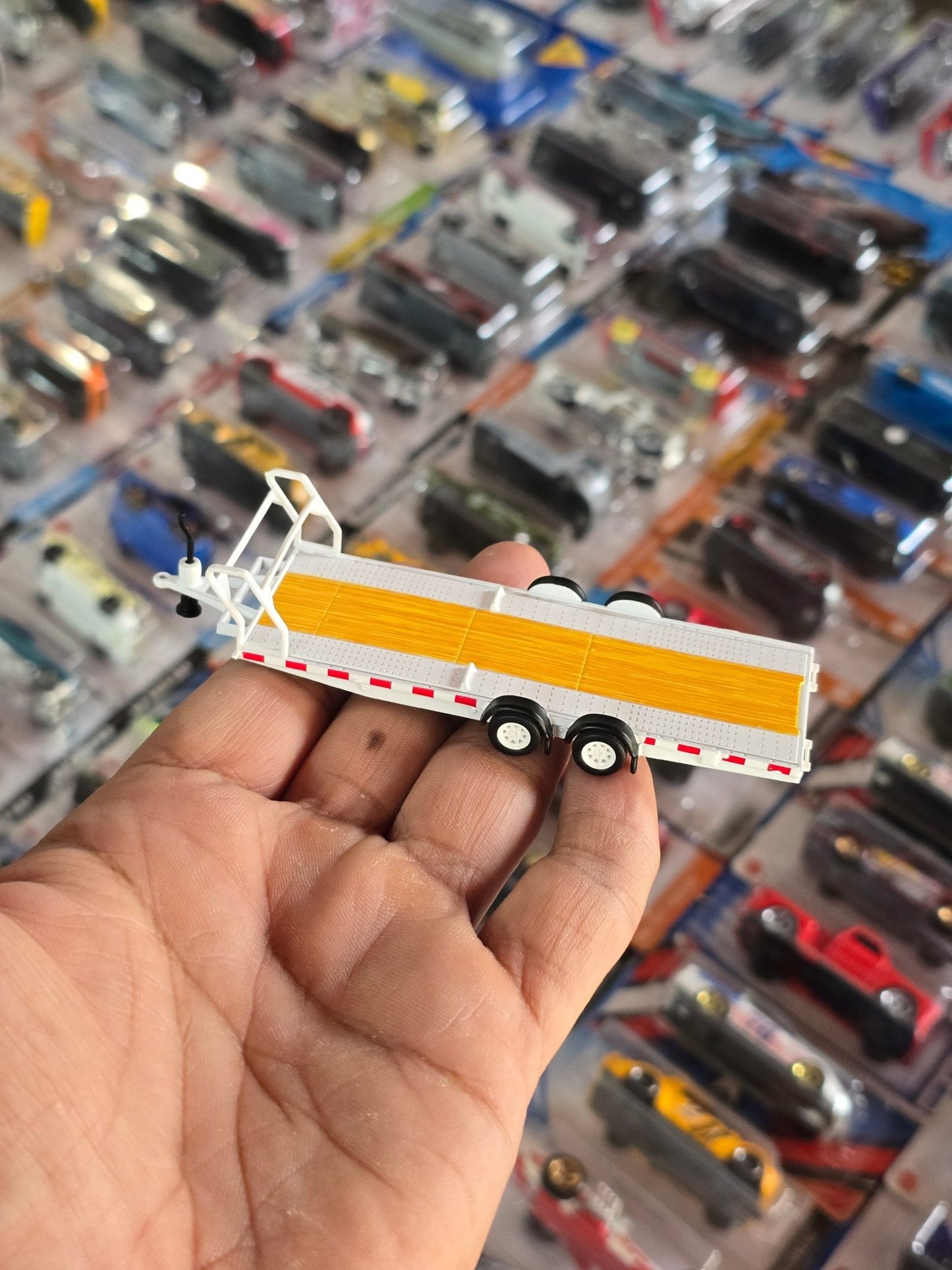 Mini GT Car Hauler Trailer Type C - White (Open Box) - Kinder Logs