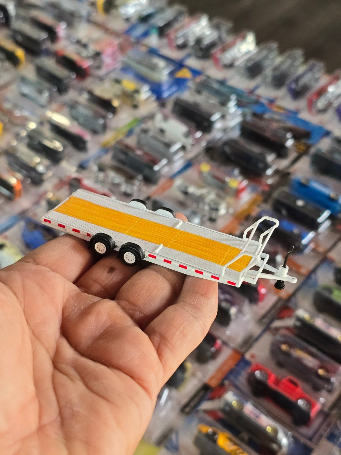 Mini GT Car Hauler Trailer Type C - White (Open Box) - Kinder Logs
