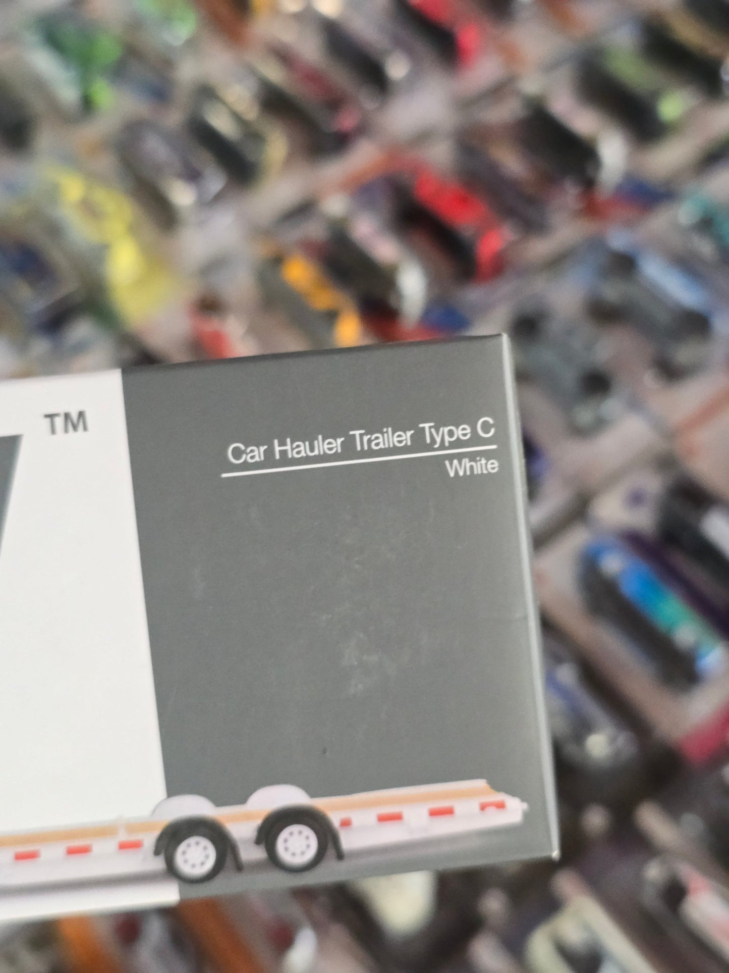 Mini GT Car Hauler Trailer Type C - White (Open Box) - Kinder Logs