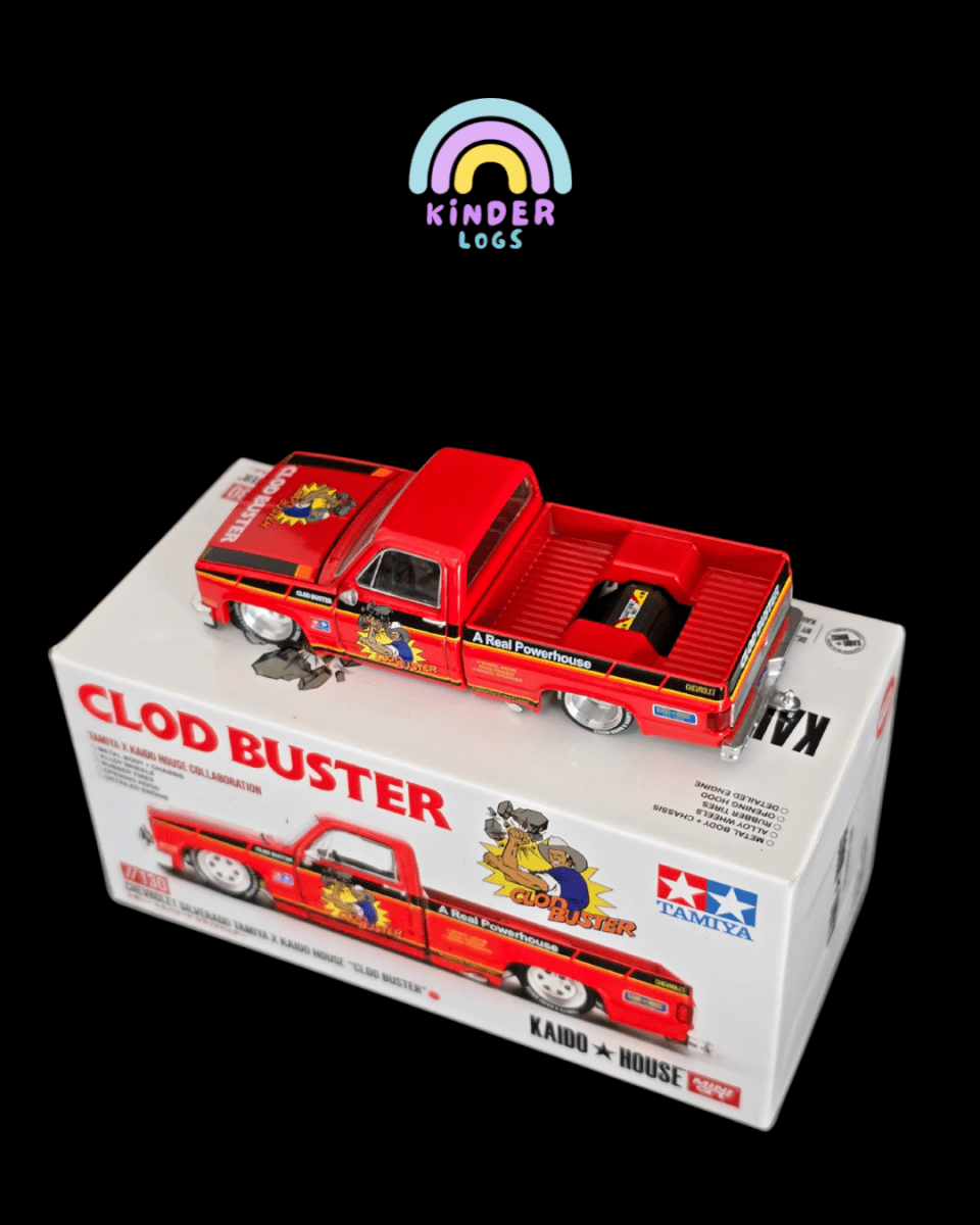 Mini GT Chevrolet Silverado TAMIYA x KAIDO HOUSE "Clod Buster" - Kinder Logs
