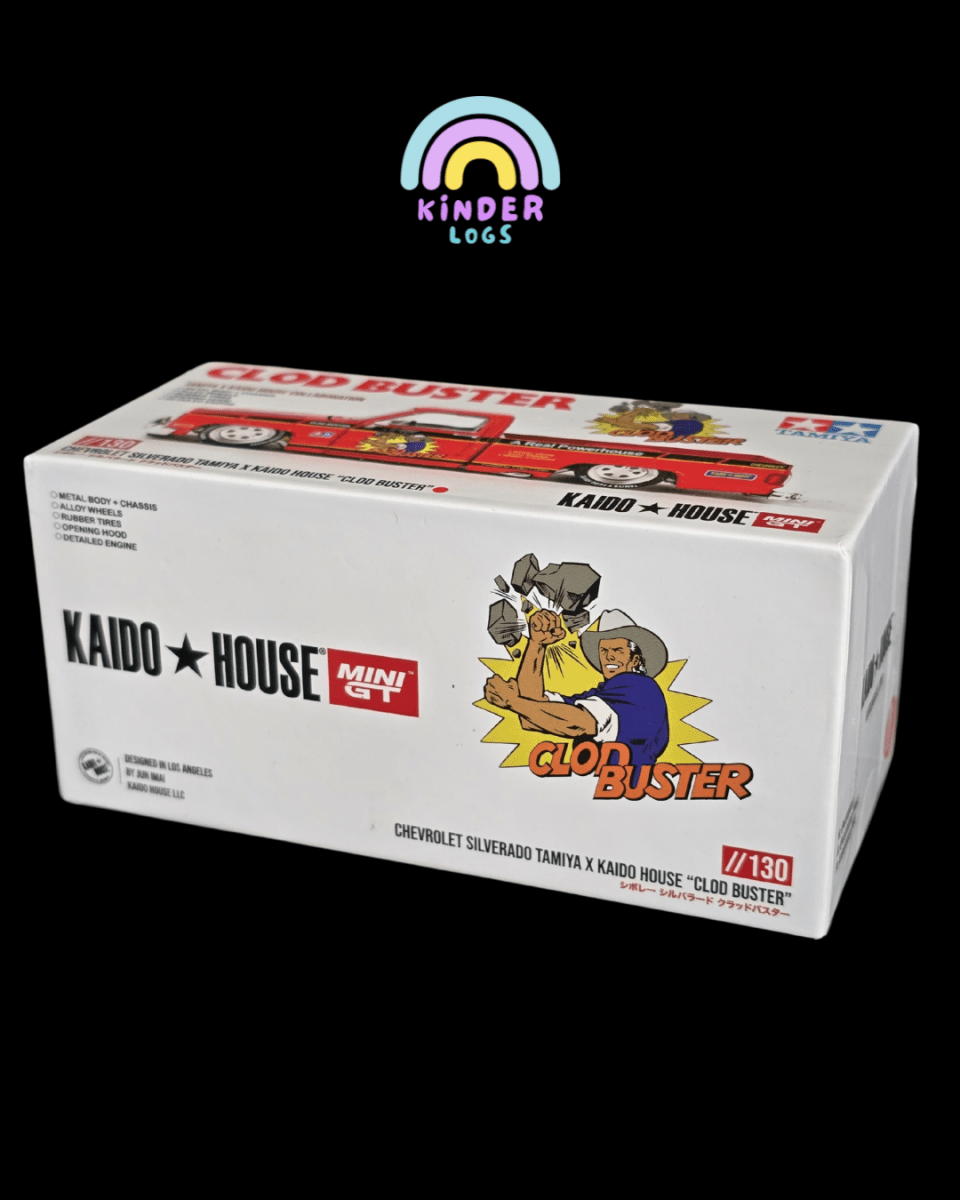 Mini GT Chevrolet Silverado TAMIYA x KAIDO HOUSE "Clod Buster" - Kinder Logs