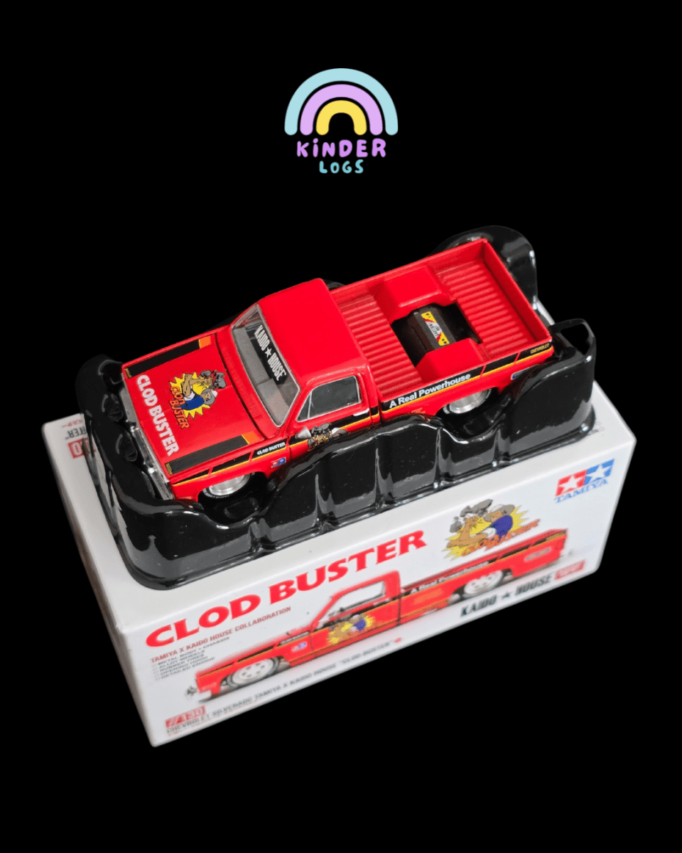 Mini GT Chevrolet Silverado TAMIYA x KAIDO HOUSE "Clod Buster" - Kinder Logs