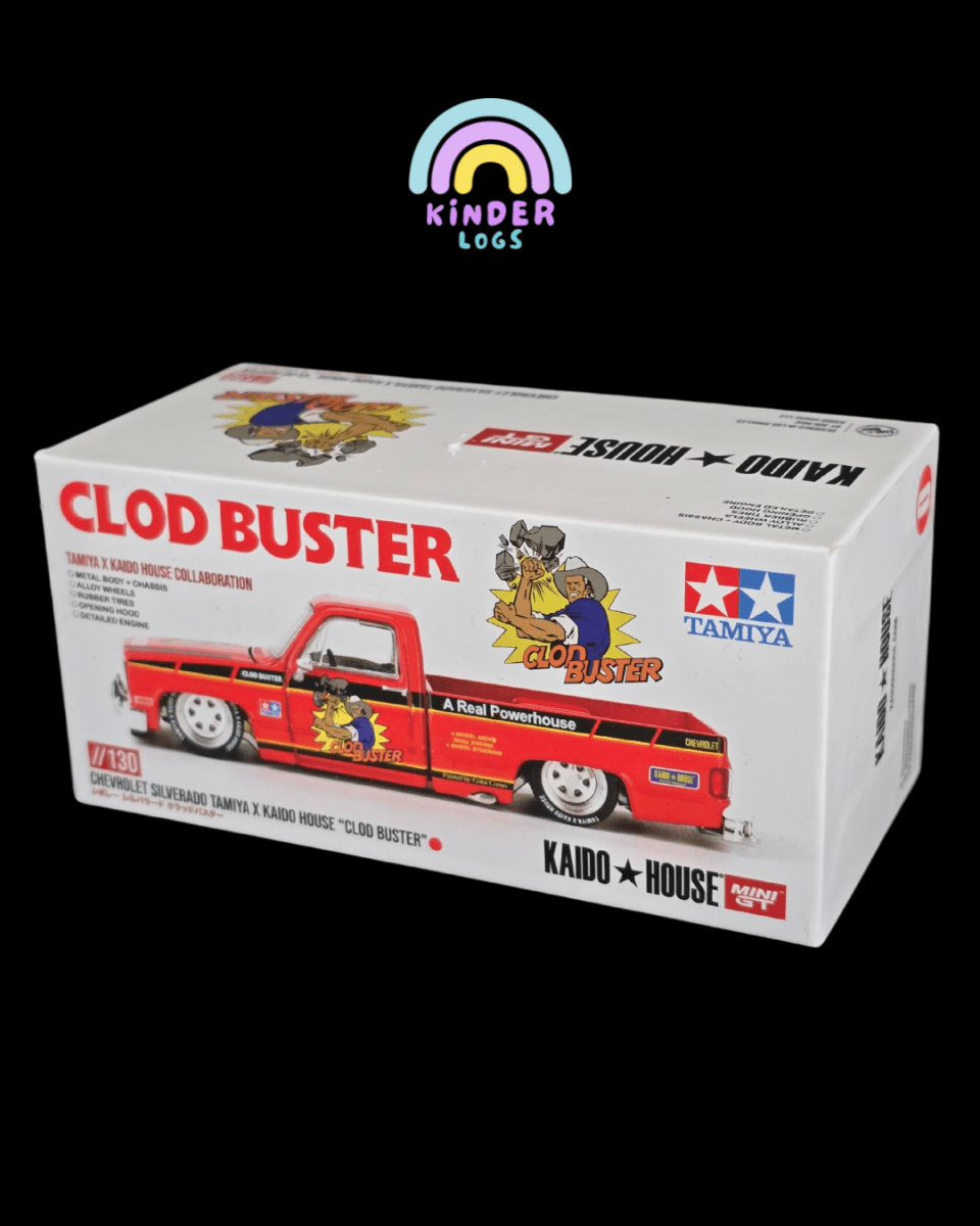 Mini GT Chevrolet Silverado TAMIYA x KAIDO HOUSE "Clod Buster" - Kinder Logs