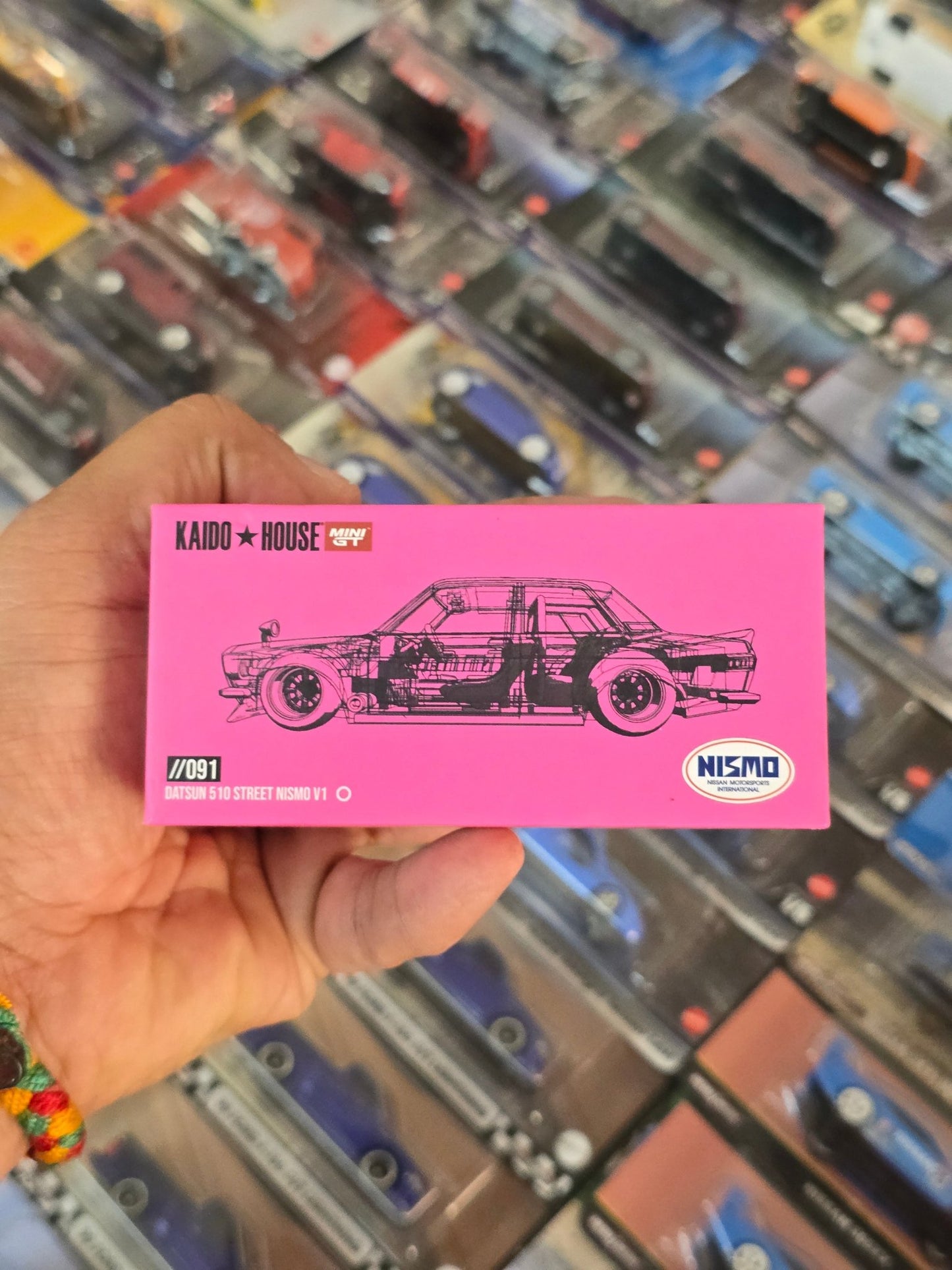 Mini GT Datsun Street 510 NISMO V1 - Kaido House 091 - Open Box - Kinder Logs