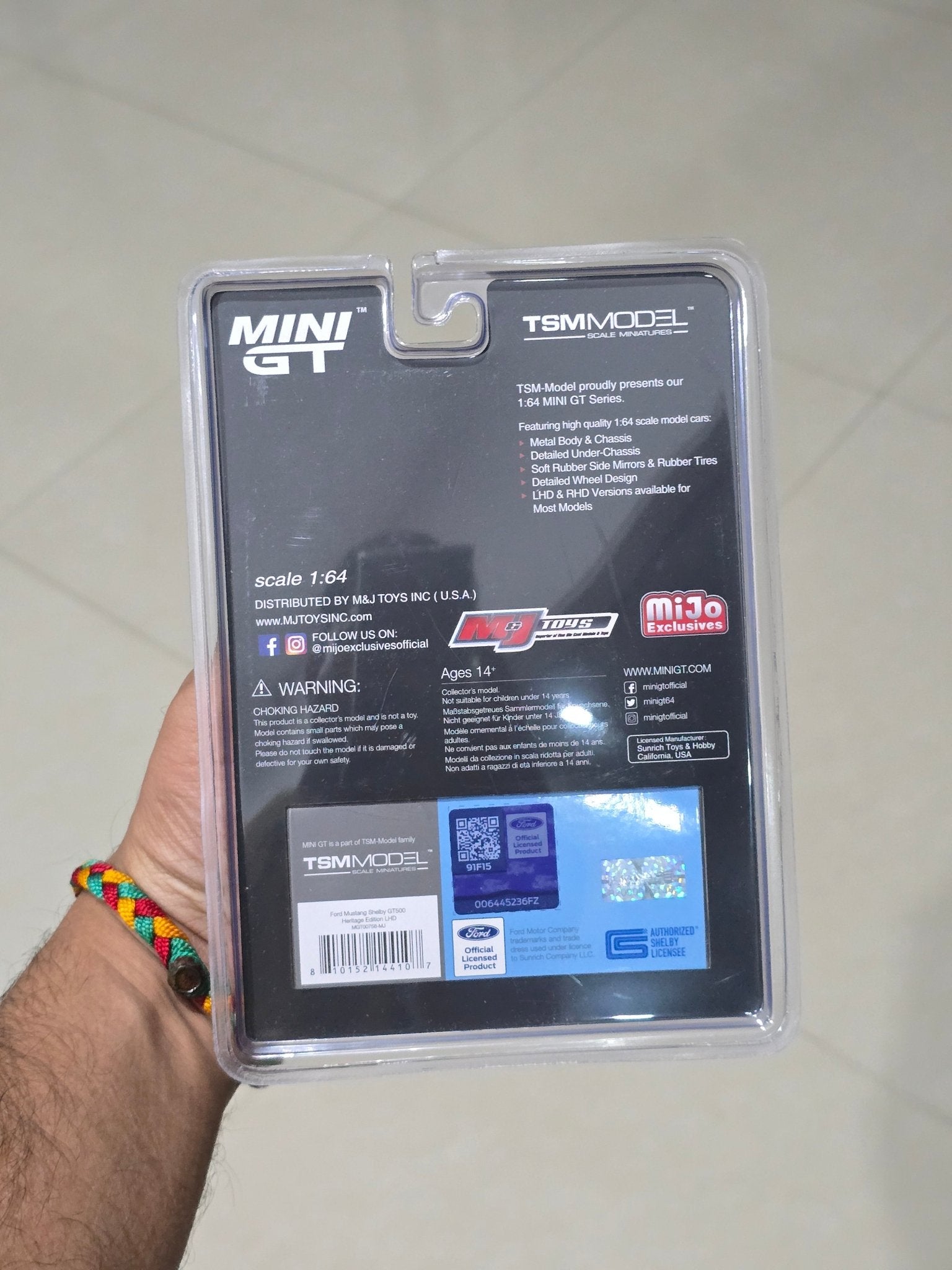 Mini GT Ford Mustang Shelby GT500 - Heritage Edition - Mijo Exclusives - Kinder Logs