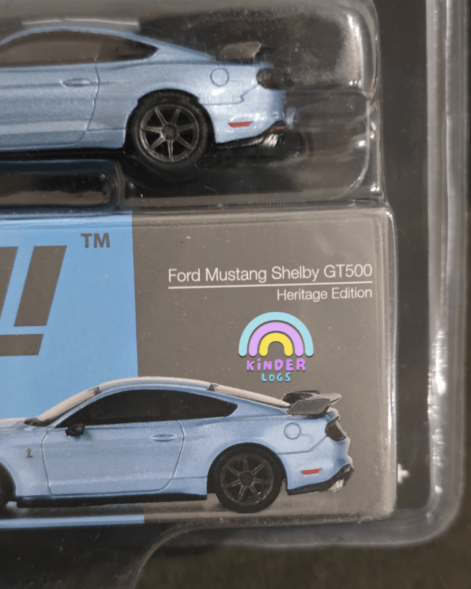 Mini GT Ford Mustang Shelby GT500 - Heritage Edition - Mijo Exclusives - Kinder Logs