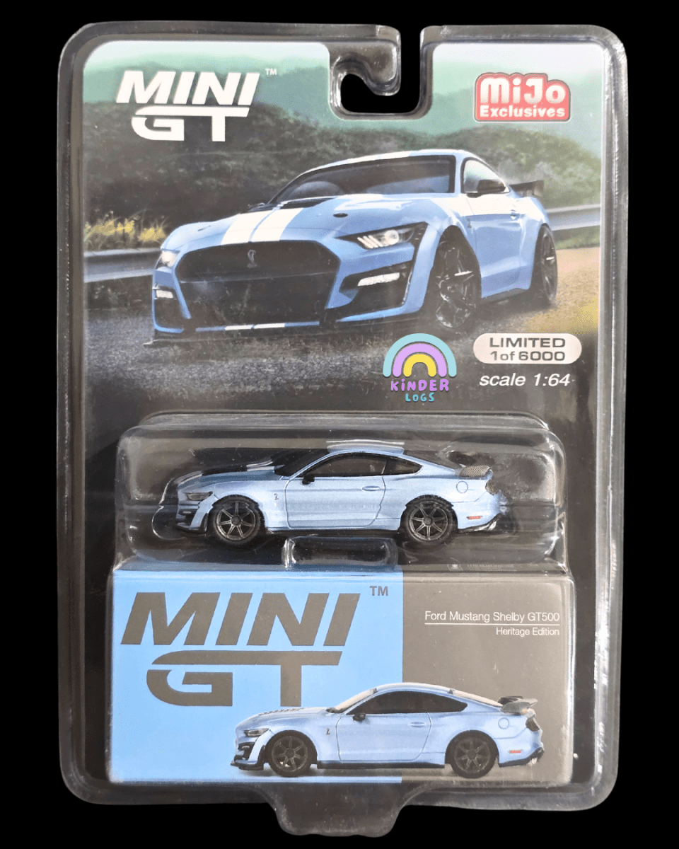 Mini GT Ford Mustang Shelby GT500 - Heritage Edition - Mijo Exclusives - Kinder Logs