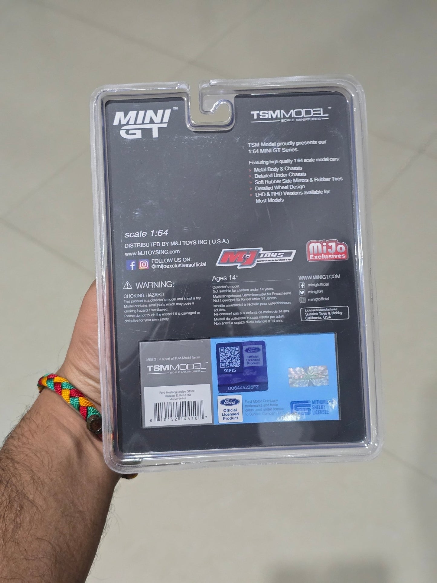 Mini GT Ford Mustang Shelby GT500 - Heritage Edition - Mijo Exclusives - Kinder Logs