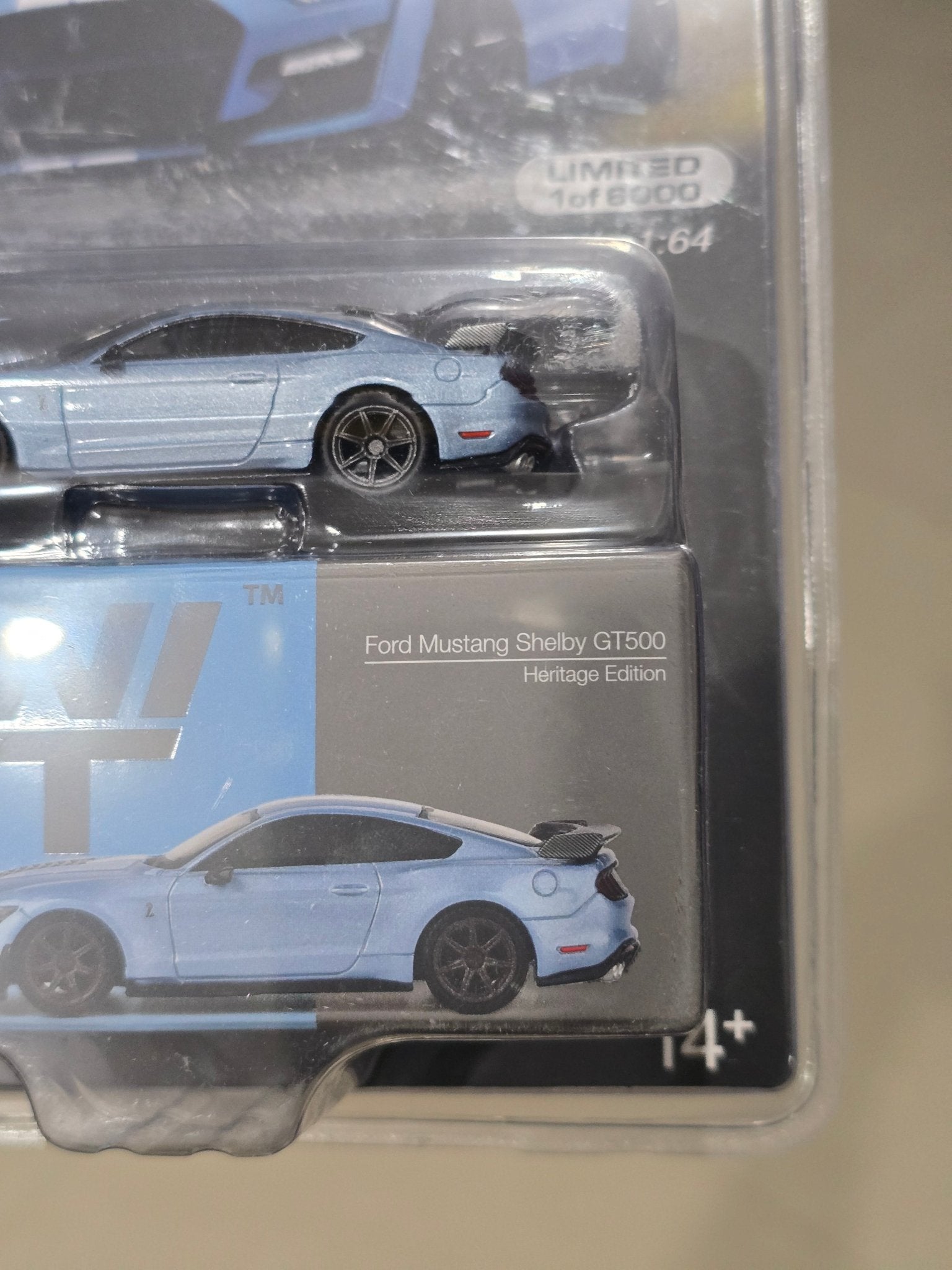 Mini GT Ford Mustang Shelby GT500 - Heritage Edition - Mijo Exclusives - Kinder Logs