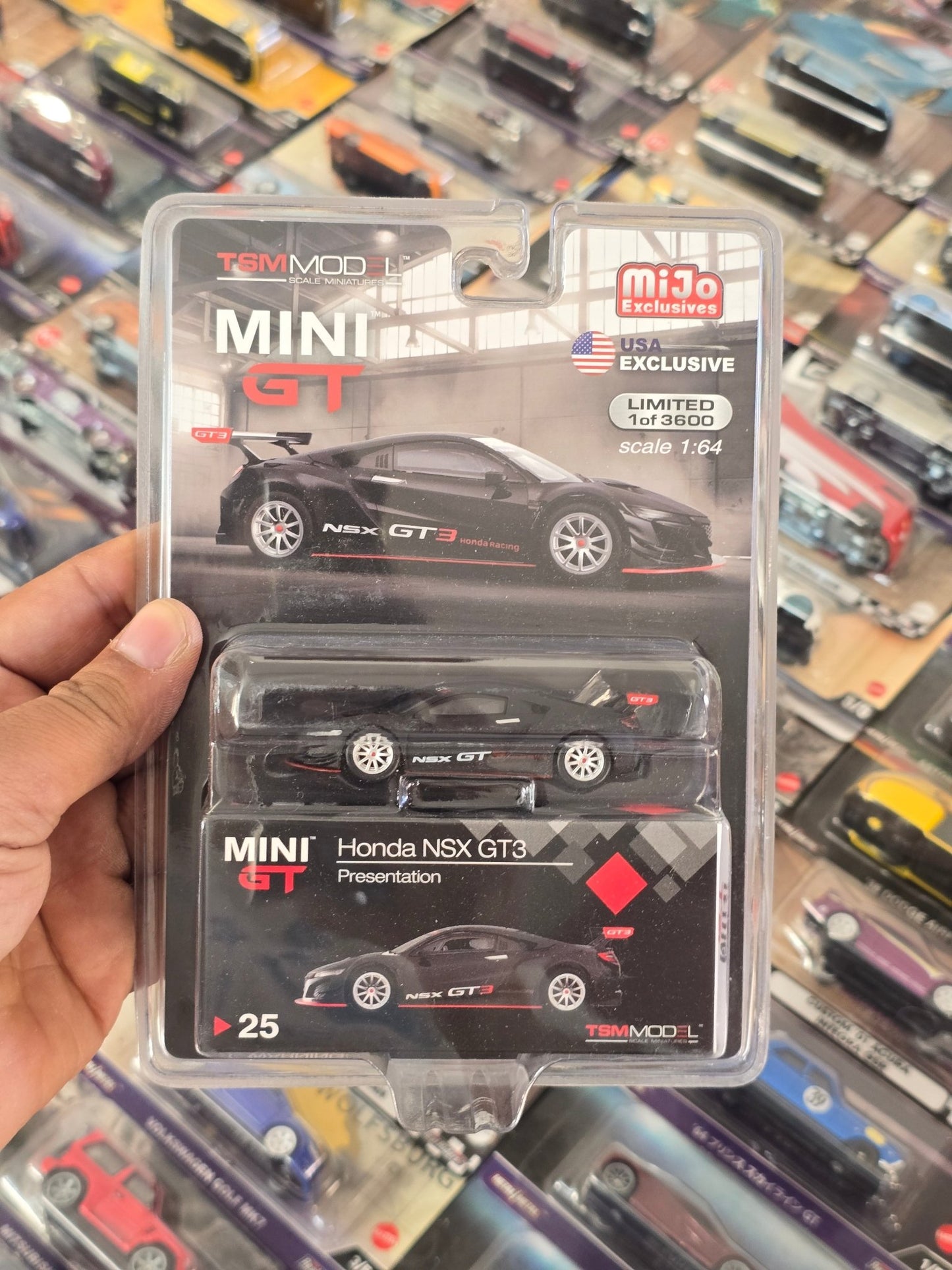 Mini GT Honda NSX GT3 Presentation - USA Exclusive - Mijo Exclusives - Kinder Logs