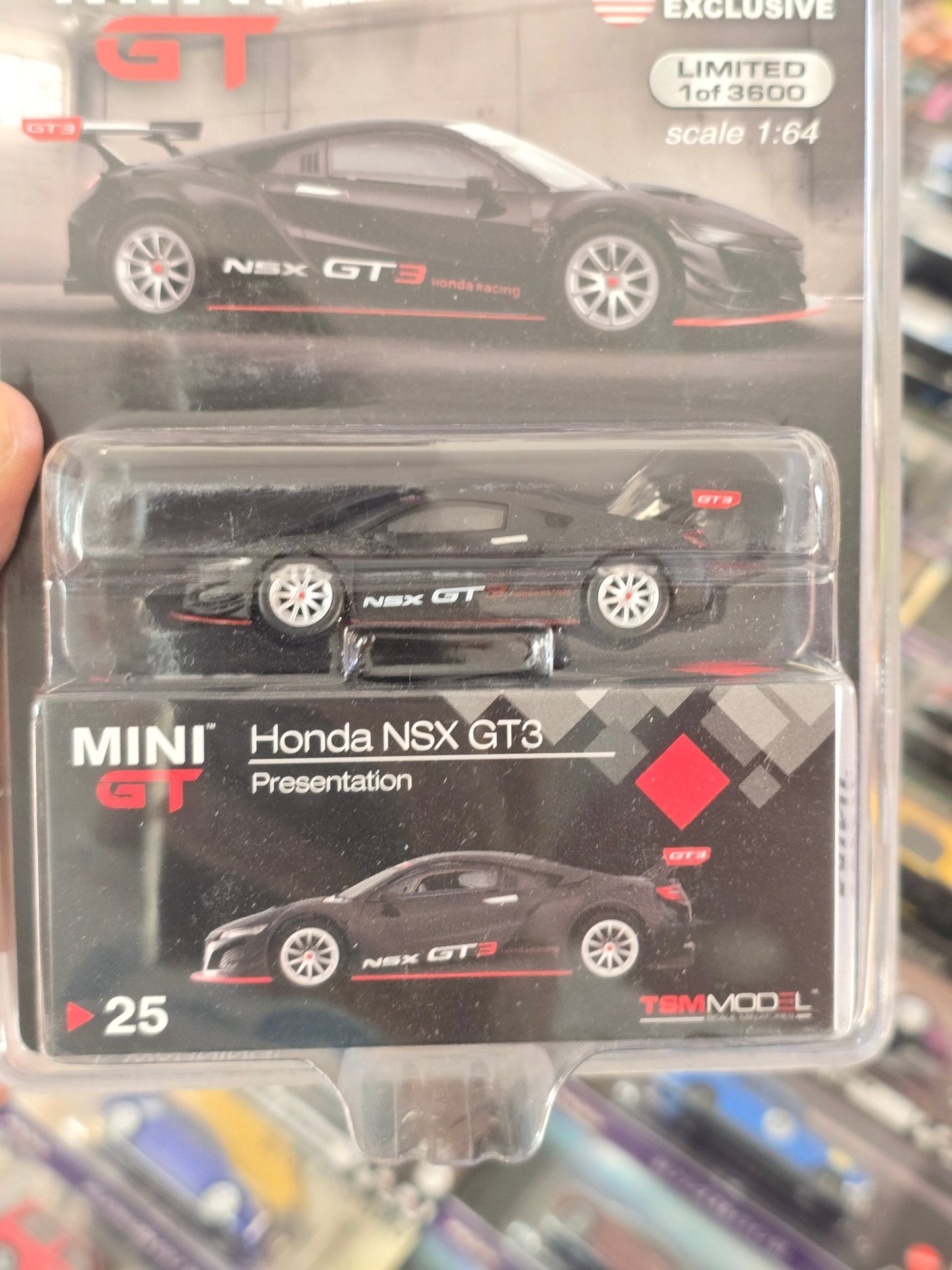 Mini GT Honda NSX GT3 Presentation - USA Exclusive - Mijo Exclusives - Kinder Logs