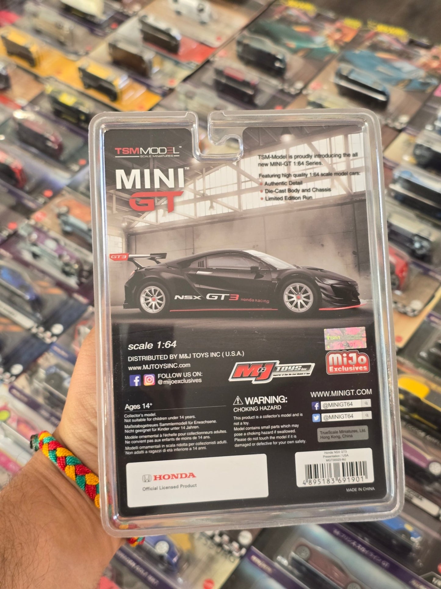 Mini GT Honda NSX GT3 Presentation - USA Exclusive - Mijo Exclusives - Kinder Logs