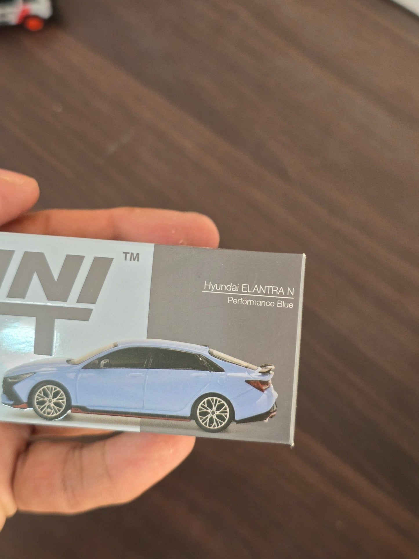 Mini GT Hyundai Elantra N - Performance Blue (Open Box) - Kinder Logs