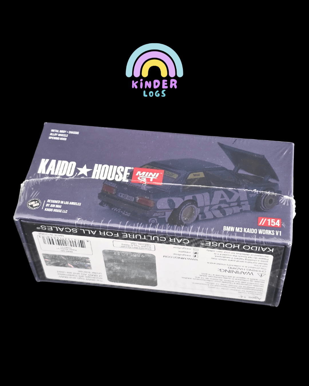 Mini GT Kaido House BMW M3 Kaido Works V1 154 (Sealed Pack) - Kinder Logs
