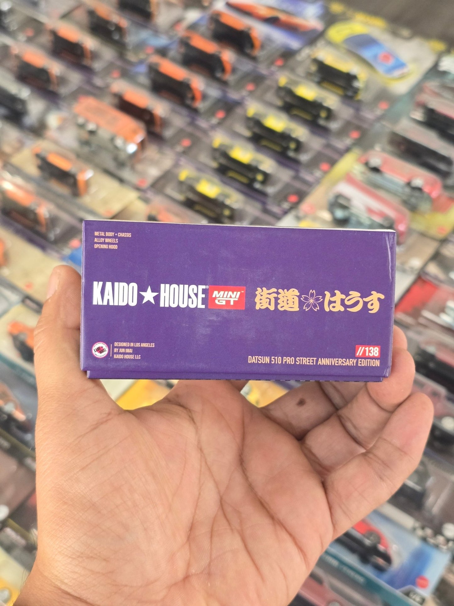 Mini GT Kaido House Datsun 510 Pro Street Anniversary Edition (Uncarded) - Kinder Logs