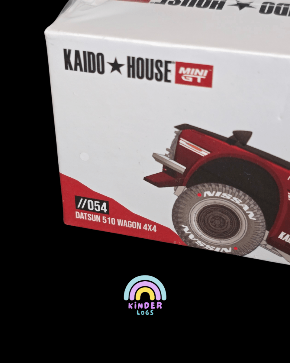 Mini GT Kaido House Datsun 510 Wagon 4x4 #054 (Sealed Pack) - Kinder Logs