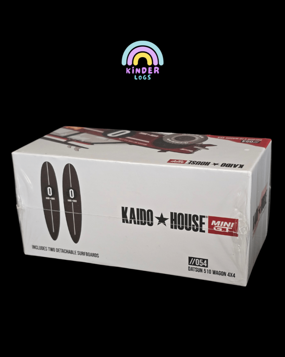 Mini GT Kaido House Datsun 510 Wagon 4x4 #054 (Sealed Pack) - Kinder Logs