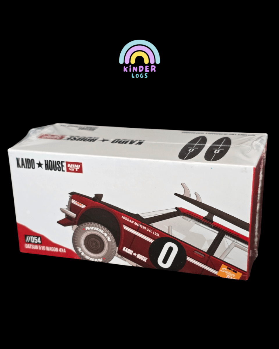 Mini GT Kaido House Datsun 510 Wagon 4x4 #054 (Sealed Pack) - Kinder Logs