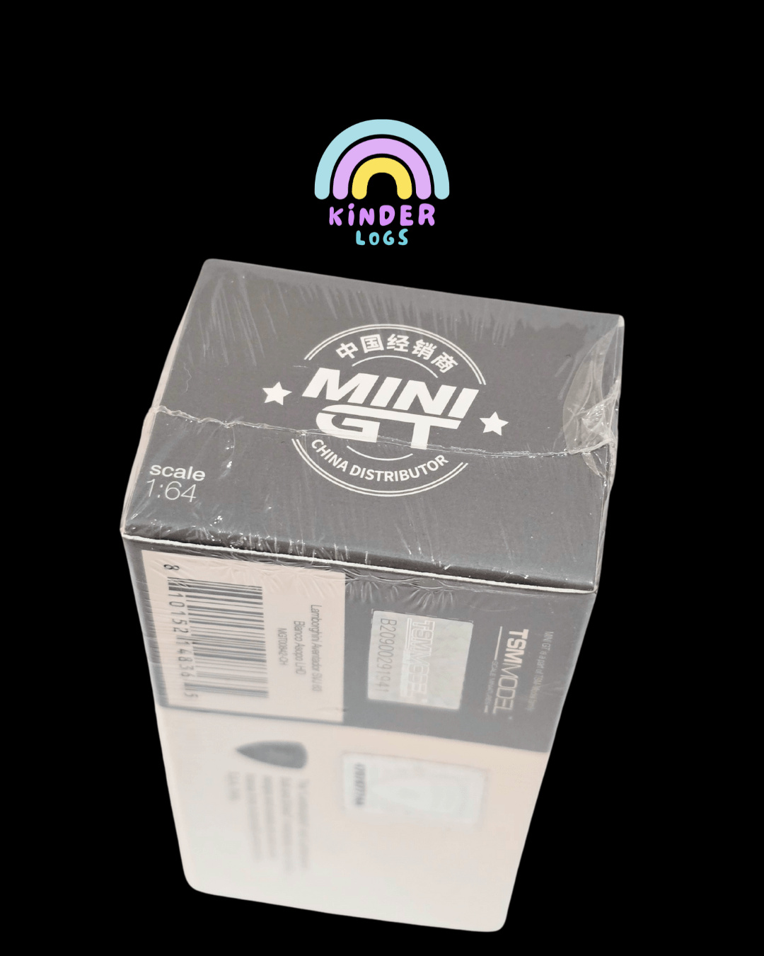 Mini GT Lamborghini Aventador SVJ 63 - Bianco Asopo (Sealed Box) - Kinder Logs