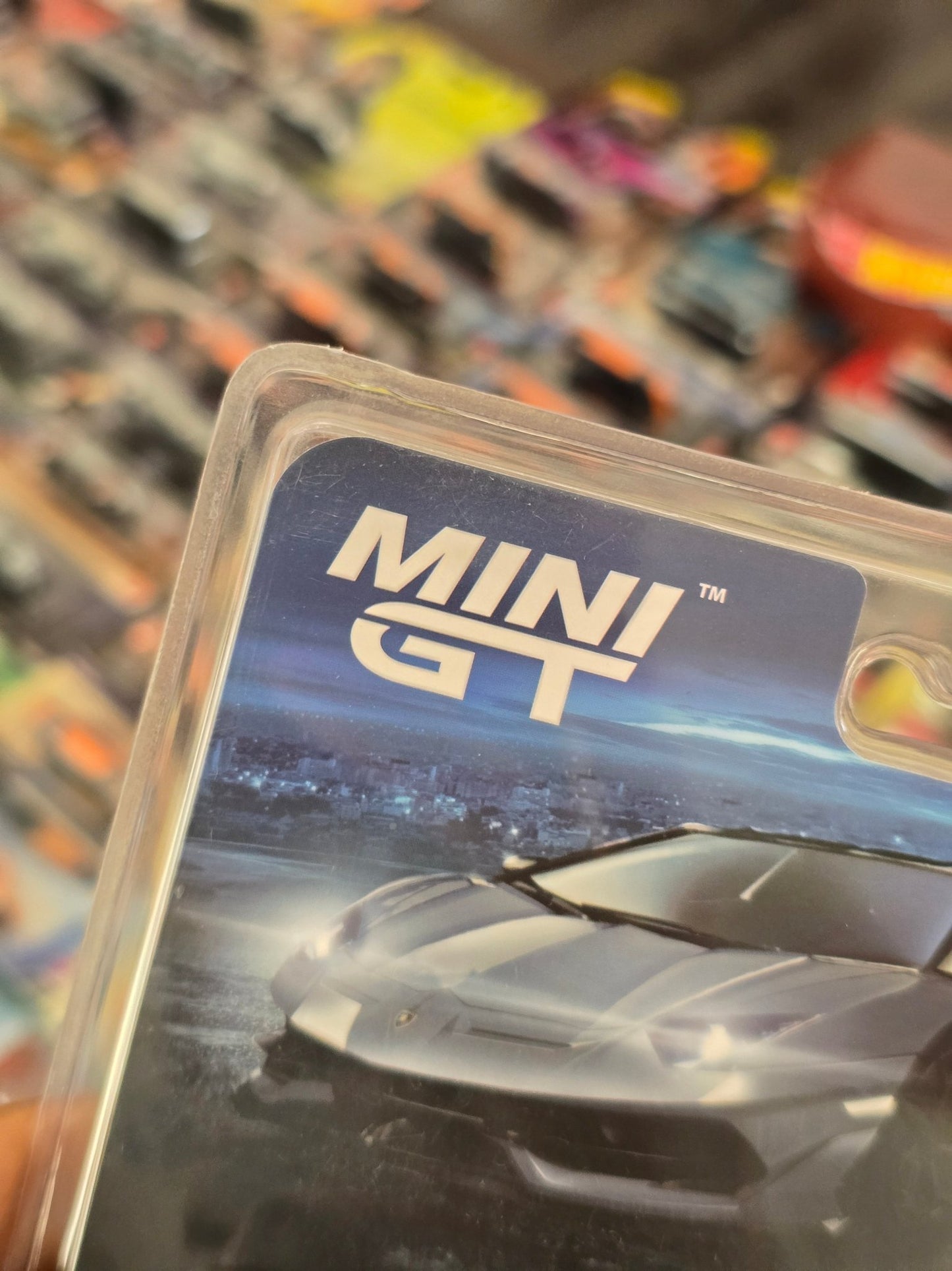 Mini GT Lamborghini Aventador SVJ Roadster - Grigio Telesto - Mijo Exclusives - Kinder Logs