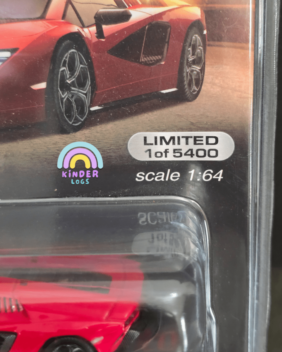 Mini GT Lamborghini Countach LPI 800 - 4 - Rosso Mars - Mijo Exclusives - Kinder Logs