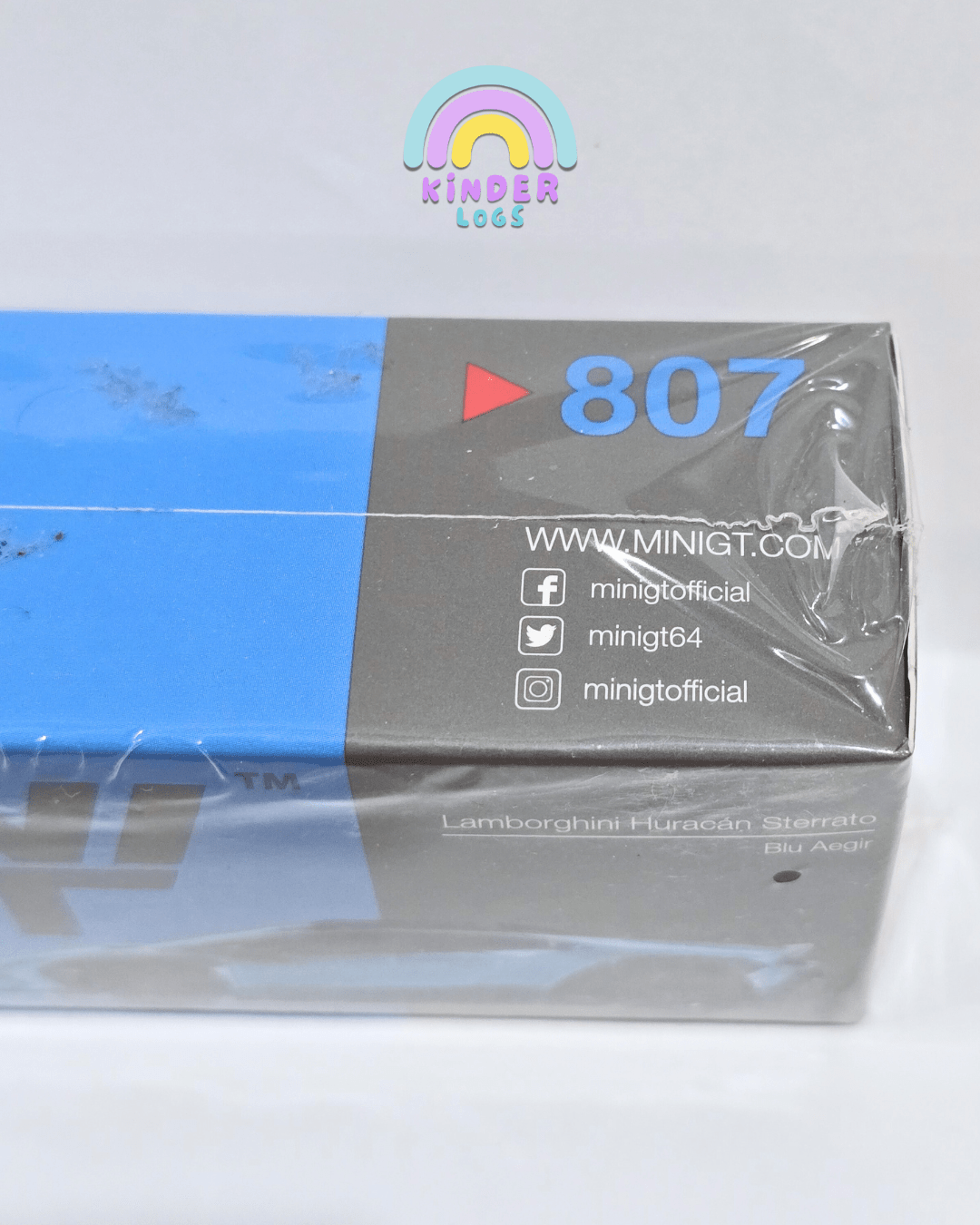 Mini GT Lamborghini Huracan Sterrato - Blu Aegir - Kinder Logs