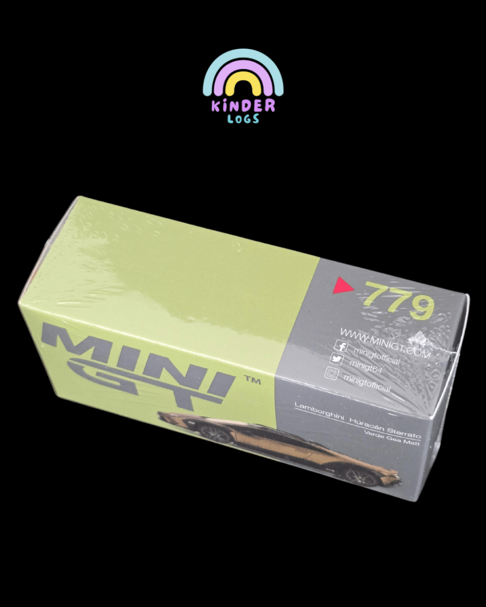 Mini GT Lamborghini Huracan Sterrato - Verde Gea Matt (Sealed Box) - Kinder Logs