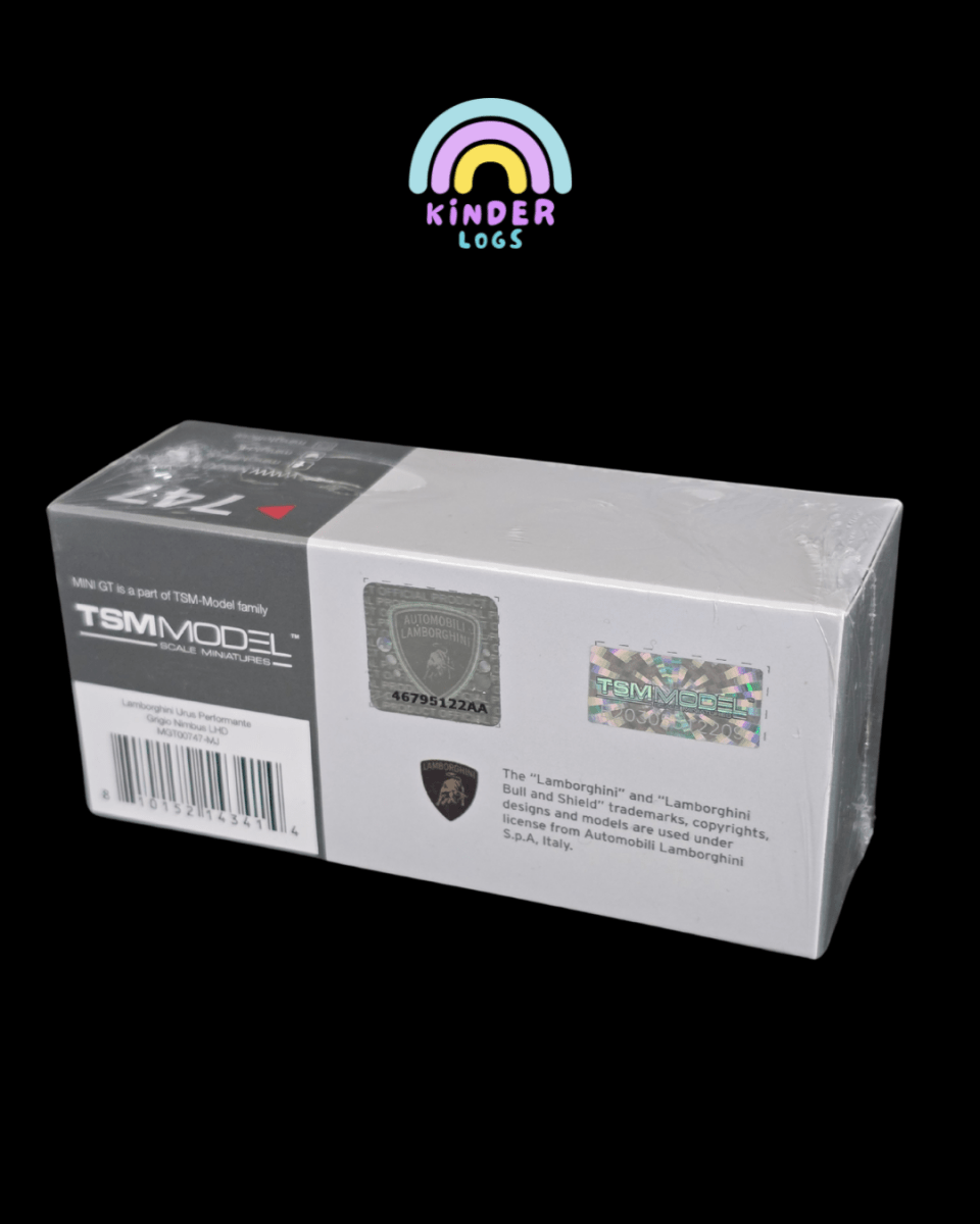 Mini GT Lamborghini Urus Performante Grigio Nimbus (Sealed Box) - Kinder Logs