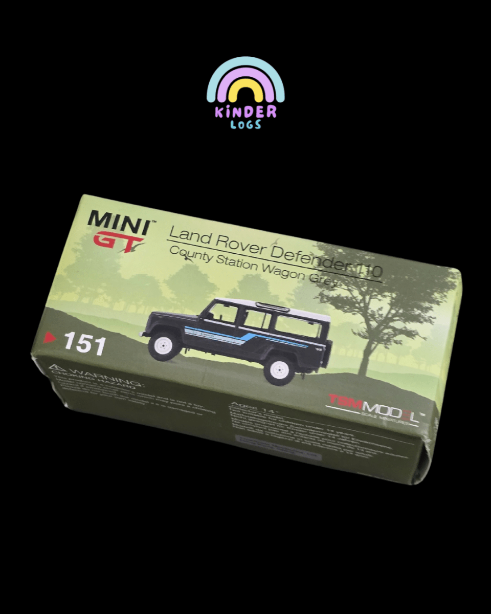 Mini GT Land Rover Defender 110 County Station Wagon (Open Box) - Kinder Logs