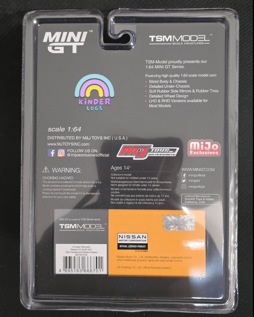 Mini GT LB - Super Silhouette Nissan S15 Silvia 23 - Mijo Exclusives - Kinder Logs